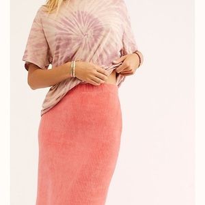 NWT Free People Prairie Rose Skirt